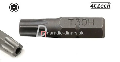 Bit torx s otvorom T7, dĺžka 25 mm