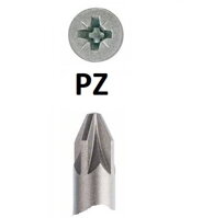 Krížové šrobováky PZ Pozidriv