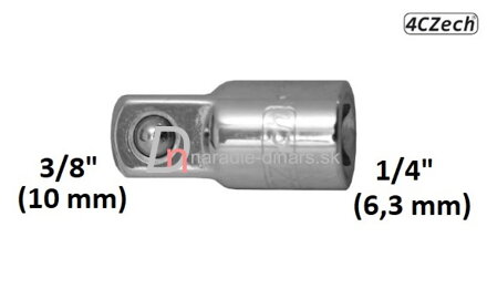 Gola adaptér 1/4" na 3/8"