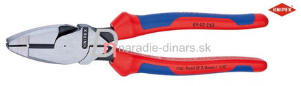 Linemanove kliešte KNIPEX 09 02 240