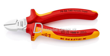 Kliešte strihacie Knipex izolované 140 mm