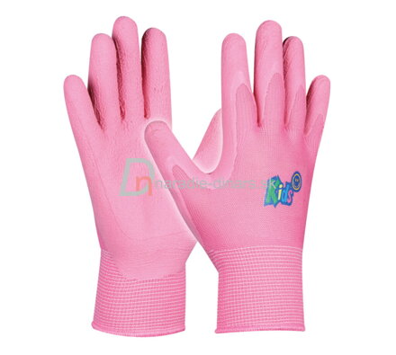Detské pracovné rukavice ružové 