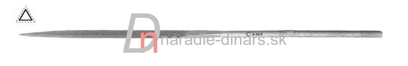 Ihlový pilník trojhranný 140 mm, sek 1