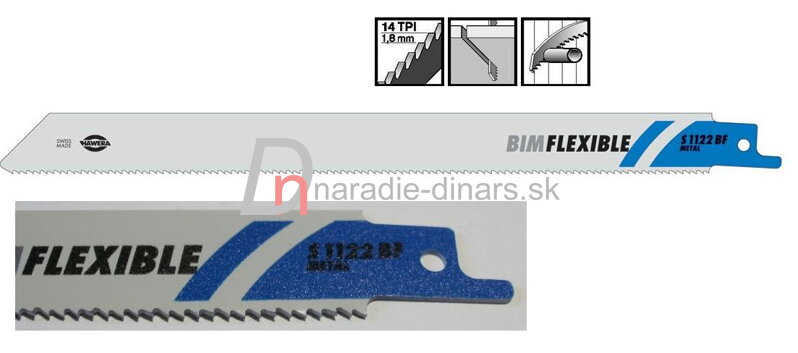 Bimetal.list na kov HAWERA S 1122 BF Bimetal.list na kov HAWERA S 1122 BF