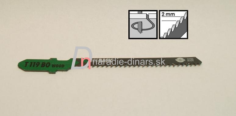 Pilový plátok na drevo HAWERA T 119 BO Pilový plátok na drevo HAWERA T 119 BO