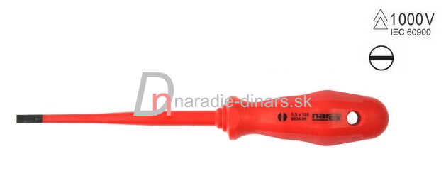 Elektrikársky skrutkovač plochý 4 mm Elektrikársky skrutkovač plochý 4 mm