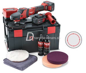 Akumulátorová leštička set